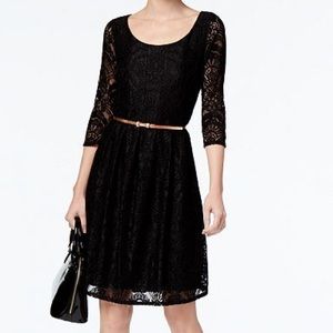 NY Collection 🌸Belted Lace Dress.(r24)